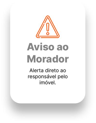 caixa aviso ao morador